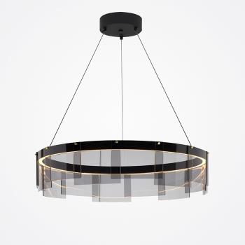 北歐現代簡約客廳燈具后現代個性創意圓形玻璃餐廳設計師臥室吊燈