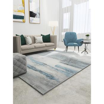 北歐地毯客廳現代簡約沙發抽象茶幾墊美式輕奢臥室滿鋪床邊毯家用