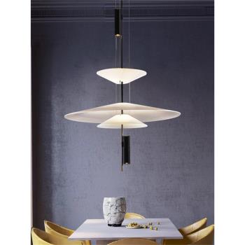 北歐創意丹麥意大利設計師藝術客廳臥室輕奢簡約裝飾飛碟餐廳吊燈