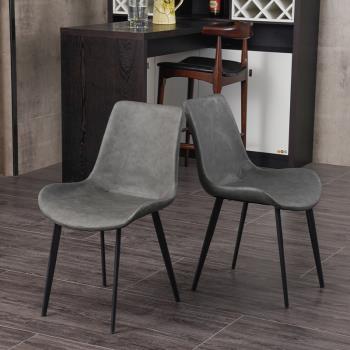 北歐餐椅家用現代簡約餐廳靠背椅子輕奢鐵藝經濟型書桌化妝網紅凳