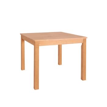 北歐實木餐桌方桌現代簡約家用餐廳飯桌原木洽談桌椅小戶型餐桌子