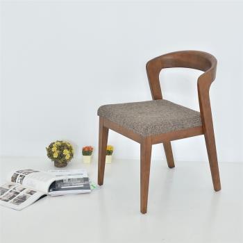 實木餐椅北歐原木靠背簡約椅子水曲柳休閑布藝椅酒店咖啡餐廳椅