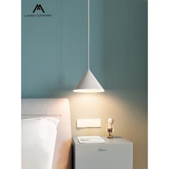 北歐主臥室床頭吊燈現代簡約吊線燈具創意個性輕奢新款網紅小吊燈