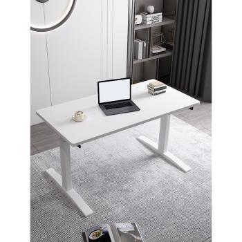 手動升降桌辦公站立式配件電腦可調節臺式餐桌腿家用實木簡約現代