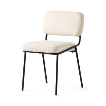 北歐現代簡約鐵藝軟包餐椅家用坐椅新款網紅餐廳咖啡廳奶茶店椅子