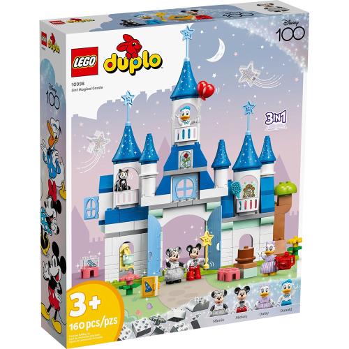 LEGO樂高積木 10998 202306 得寶系列 - 迪士尼三合一魔法城堡