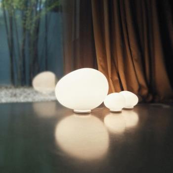 意大利設計師FoscariniGregg玻璃鵝卵石客廳臥室床頭北歐裝飾臺燈