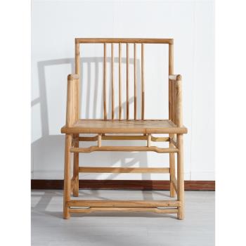 新中式實木圈椅子老榆木禪椅靠背椅客廳書房會所茶室主人茶椅餐椅