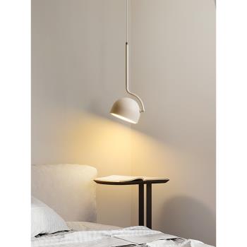 設計師多角度旋轉單頭臥室床頭吊燈現代簡約北歐餐廳燈創意吧臺燈