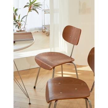 中古螞蟻椅伊姆斯餐椅簡約咖啡廳辦公室洽談椅北歐極簡設計師餐椅