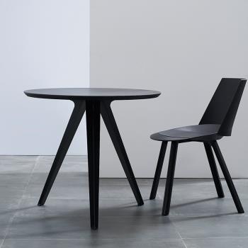 北歐簡約網紅成人餐椅創意個性休閑書桌椅子小戶型塑料靠背家用椅