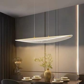 北歐設計師餐廳吊燈現代簡約輕奢客廳餐桌吧臺燈具創意個性長條燈
