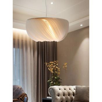 北歐現代簡約個性創意燈客廳會議臥室床頭樣板房羊皮藝術裝飾吊燈