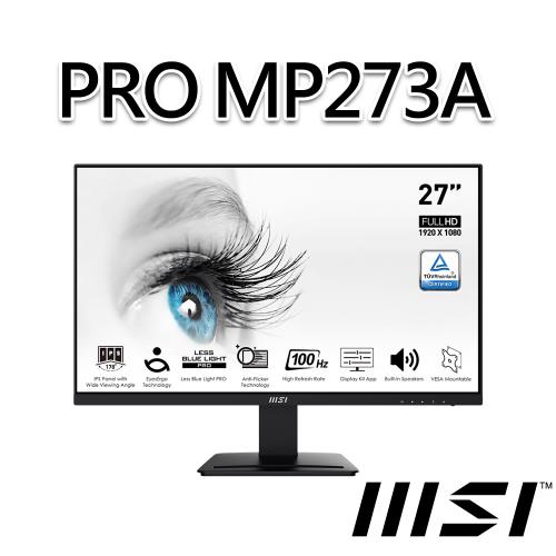 msi微星 PRO MP273A 27吋 螢幕