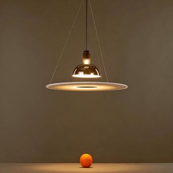 意大利設計師餐廳吊燈北歐吧臺臥室極簡現代簡約客廳飛碟裝飾燈具