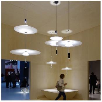 后現代吊燈個性創意北歐餐廳燈酒店復式客廳臥室簡約燈具飛碟吊燈