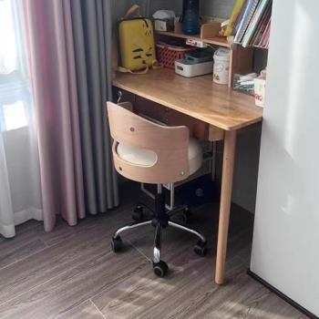 實木美甲椅顧客椅子梳妝椅北歐美容化妝凳子家用小巧電腦椅書桌椅