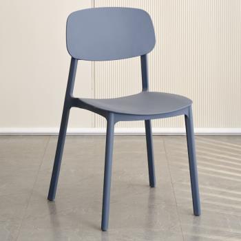 北歐設計家用餐椅塑料椅子現代簡約經濟型靠背凳子網紅食堂靠背椅