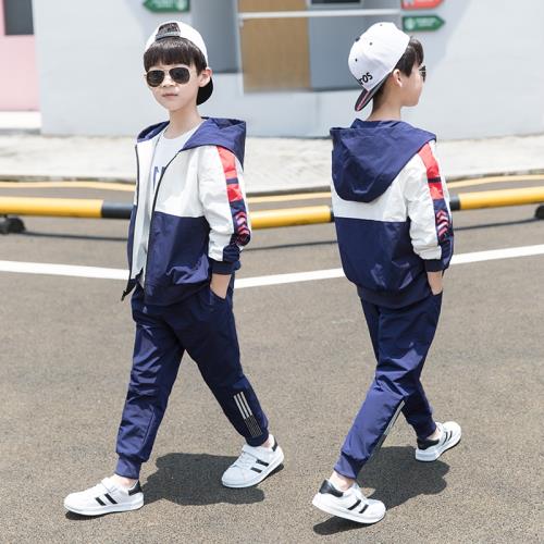 男童秋裝2025年新款套裝13男裝大童8運動十歲男孩9春裝12兩件套15