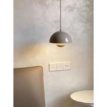 設計師餐廳吊燈現代簡約丹麥馬卡龍吊燈花苞燈北歐臥室床頭小吊燈