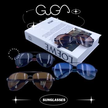 【GUGA】台灣製造 偏光金屬太陽眼鏡 工業風 抗UV400 100%紫外線 墨鏡 偏光眼鏡 飛行員眼鏡 騎車釣魚出遊戶外活動