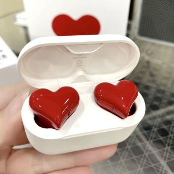 日本heartbuds心形耳機愛心少女入耳式無線藍牙降噪耳機