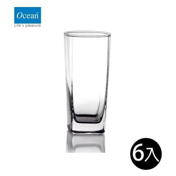 【Ocean】佩拉達方形冷飲杯-405ml/6入- 方杯系列