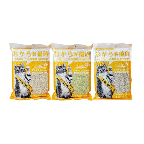 iCat寵喵樂-環保天然豆腐砂-6L(CatLitter貓砂) 二代加強版(吸臭無塵豆腐砂)