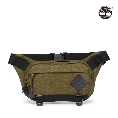 Timberland 中性橄欖綠防潑水腰包|A6MRN302