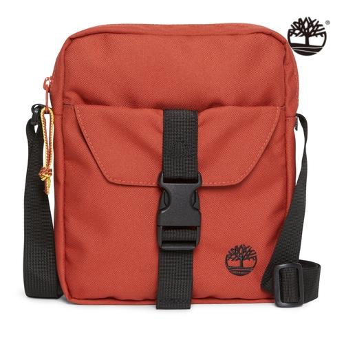 Timberland 中性辣椒紅防潑水側背小包|A6MENDV5