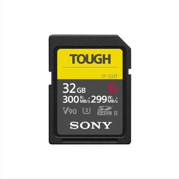 【SONY 索尼】SDXC U3 32GB 超高速防水記憶卡 SF-G32T(公司貨)