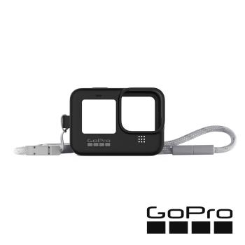 【GoPro】HERO 9/10/11 護套+繫繩(黑) ADSST-001 正成公司貨