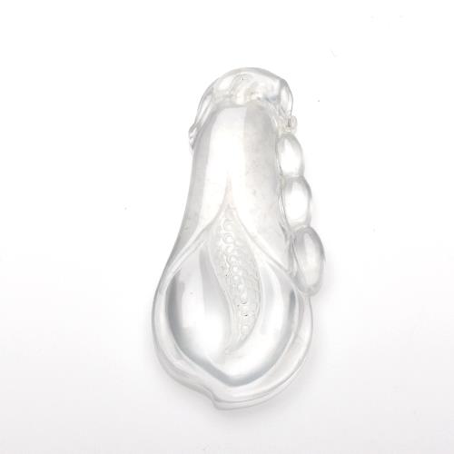 【雅紅珠寶】天然玻璃種白翡放光翡翠玉項鍊-海芋-純潔無暇