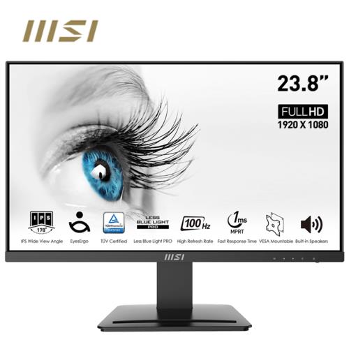 MSI 微星 PRO MP243X 24吋 FHD IPS護眼商務螢幕 