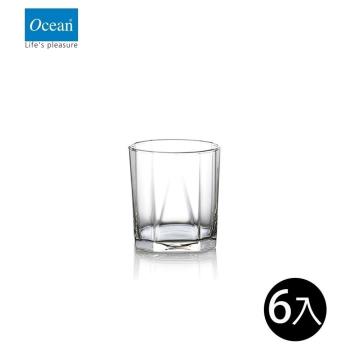 【Ocean】威士忌杯-260ml/6入-金字塔系列