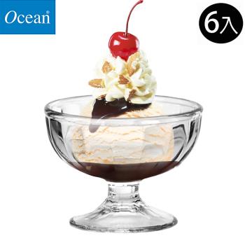 【Ocean】直紋冰淇淋杯/6入
