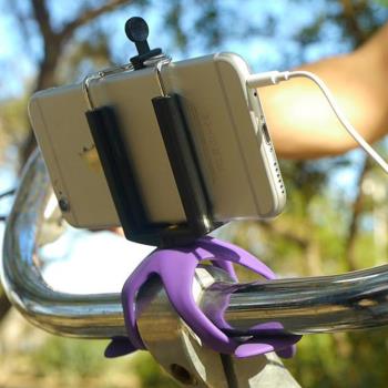一個創意 可以到處爬的新奇個性旅行相機藍牙自拍架 壁虎手機支架