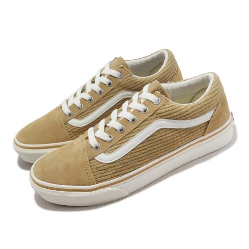 Vans 休閒鞋V36CF Cord Old Skool 男鞋女鞋卡其白麂皮低筒日本線