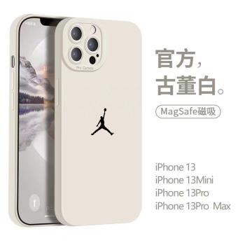 天使眼magsafe磁吸手機殼適用於iPhone13promax潮牌個性蘋果12pro籃球飛人標志蘋果11手機殼iPhone14保護套