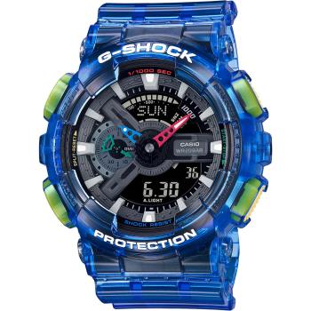 CASIO 卡西歐 G-SHOCK 繽紛半透明手錶 GA-110JT-2A