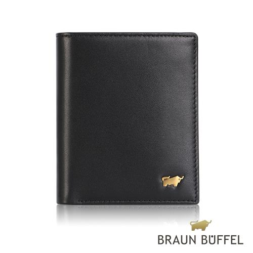 BRAUN BUFFEL LUIS-1 路易斯-1系列直立中夾 -黑色 BF396-307-BK