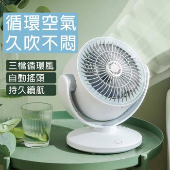【HongXin】空氣對流循環扇 電扇 電風扇 靜音 桌扇 低噪音風扇 usb充電 戶外涼風扇 涼風扇 小風扇 風扇