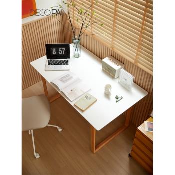 1.2米書桌小戶型白色實木北歐簡約家用電腦桌臥室寫字臺書房桌子
