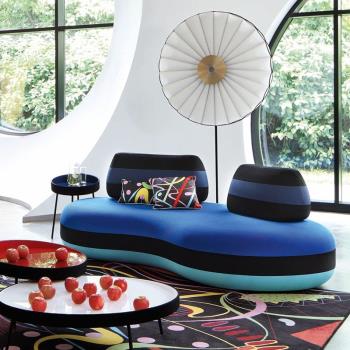北歐羅奇堡Bombom現代簡約休閑設計師款會所異形個性創意布藝沙發