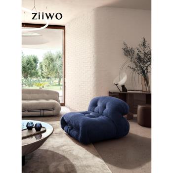ZiiWO HOME法式復古沙發中古創意別墅大會堂會所河馬Vintage沙發