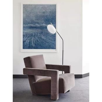 沙發椅北歐設計師臥室客廳布藝單人現代簡約ins網紅烏德勒扶手椅