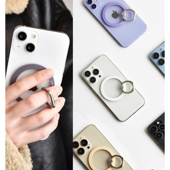 韓國iring磁吸指環扣支架 便攜可拆卸適用三星蘋果磁吸手機支架