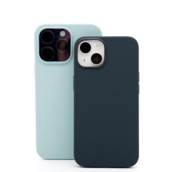 大康優選 iPhone14/Plus/Pro/Max 類膚微磨砂全包液態硅膠手機保護硬殼
