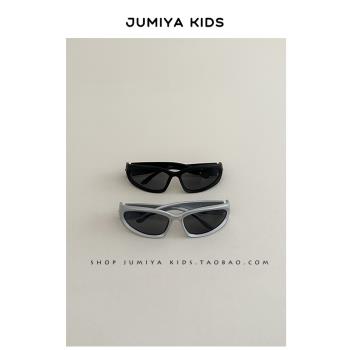 潮酷兒童飛行墨鏡防紫外線寶寶太陽鏡男童個性凹造型夏季遮陽眼鏡
