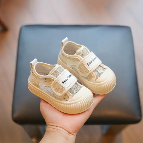 女寶寶學步鞋夏季軟底嬰兒鞋子網面透氣鞋小童鞋男1一2歲女童網鞋